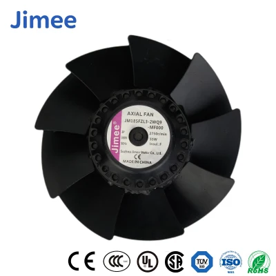 Jimee Motor gros ventilateur centrifuge Didw Chine Turbo ventilateur usine matériau de la lame en acier inoxydable Jm8038b1hl 80 * 80 * 38mm ventilateurs axiaux AC