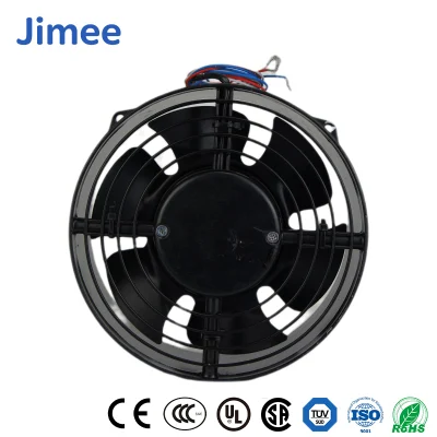 Jimee Motor Chine Fournisseurs de ventilateurs à lobes rotatifs Matière plastique PP Jm8025b2hl 80 * 80 * 25 mm Souffleurs axiaux AC Souffleurs centrifuges à grande vitesse personnalisés